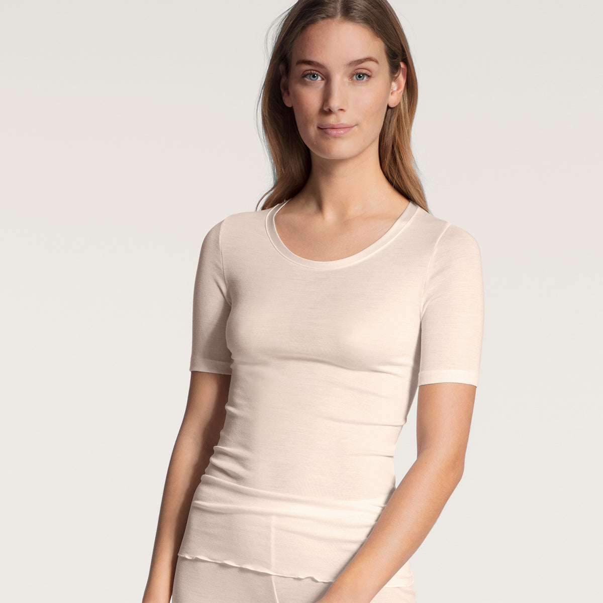 Calida T-shirt, Farbe: Light Weiß, Größe: XS, Damen von Calida