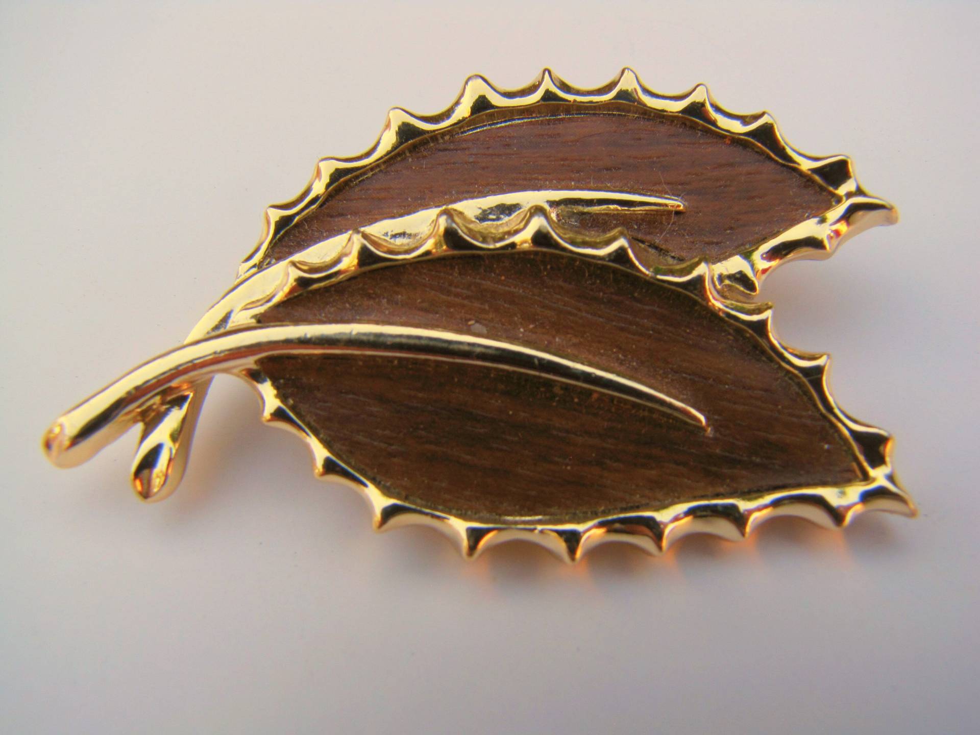 Vintage 1967 Sarah Coventry Blatt Brosche Bewaldet Schönheit Herbst von Calidebs