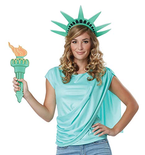 California Costumes Damen Miss Liberty Kostüm-Set, mintgrün, Large von California Costumes