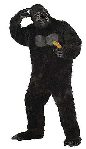 California Costumes Gorilla Kostüm für Herren - Schwarz - Einheitsgröße von California Costumes