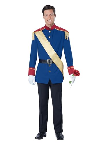 California Costumes Prince Storybook Kostüm Herren, Blau, XL von California Costumes