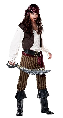 California Costumes Piratenkostüm für Herren, Braun, XL von California Costumes