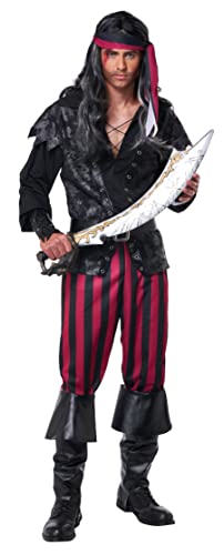 California Costumes Ruthless Rogue Piratenkostüm für Herren, SCHWARZ, SCARLET, XL California Costumes Ruthless Rogue Piratenkostüm für Herren, SCHWARZ, SCARLET, XL von California Costumes