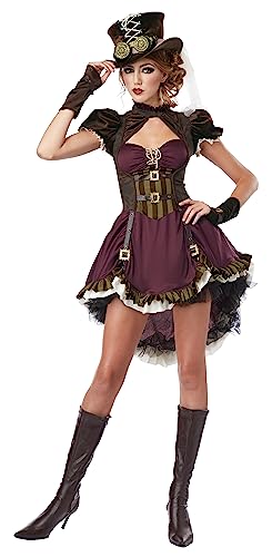 California Costumes Sexy Kostüm für Erwachsene, Steampunk, Mädchen, braun, X-Small von California Costumes