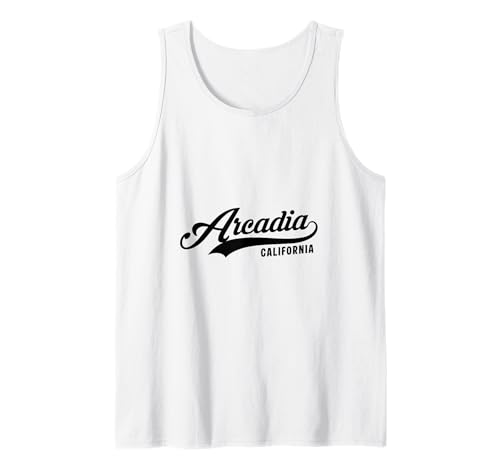 Arcadia California geeignet für Männer und Frauen. Tank Top Arcadia California geeignet für Männer und Frauen. Tank Top von California Pride Athletic Script Products