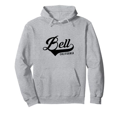 Bell California geeignet für Männer und Frauen. Pullover Hoodie von California Pride Athletic Script Products