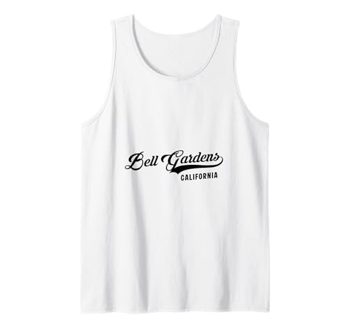 Bell Gardens California geeignet für Männer und Frauen. Tank Top Bell Gardens California geeignet für Männer und Frauen. Tank Top von California Pride Athletic Script Products