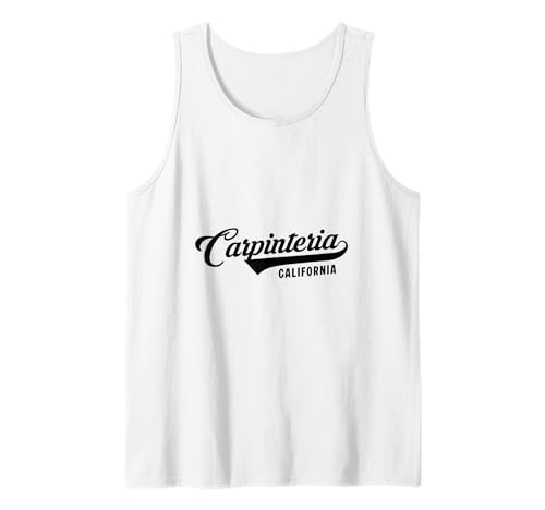Carpinteria California Geeignet für Männer und Frauen. Tank Top Carpinteria California Geeignet für Männer und Frauen. Tank Top von California Pride Athletic Script Products
