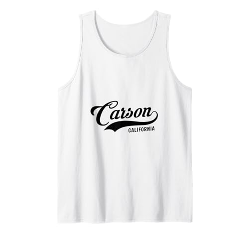 Carson California Geeignet für Männer und Frauen. Tank Top Carson California Geeignet für Männer und Frauen. Tank Top von California Pride Athletic Script Products