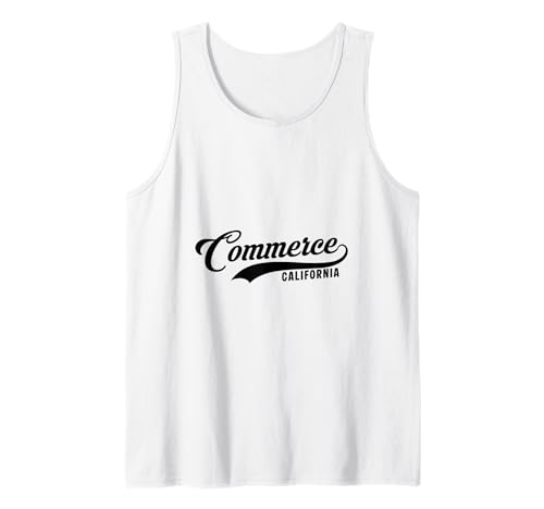 Commerce California geeignet für Männer und Frauen. Tank Top Commerce California geeignet für Männer und Frauen. Tank Top von California Pride Athletic Script Products