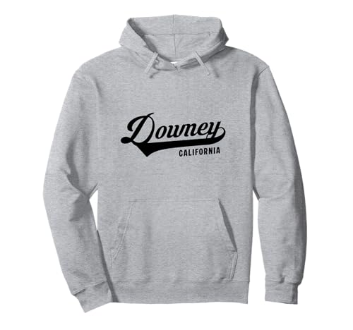 Downey California geeignet für Männer und Frauen. Pullover Hoodie Downey California geeignet für Männer und Frauen. Pullover Hoodie von California Pride Athletic Script Products