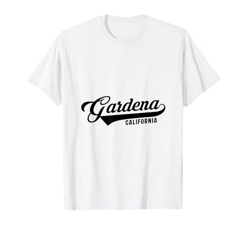 Gardena California Geeignet für Männer und Frauen. T-Shirt Gardena California Geeignet für Männer und Frauen. T-Shirt von California Pride Athletic Script Products