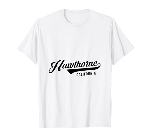 Hawthorne California geeignet für Männer und Frauen. T-Shirt Hawthorne California geeignet für Männer und Frauen. T-Shirt von California Pride Athletic Script Products