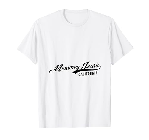 Monterey Park California geeignet für Männer und Frauen. T-Shirt Monterey Park California geeignet für Männer und Frauen. T-Shirt von California Pride Athletic Script Products