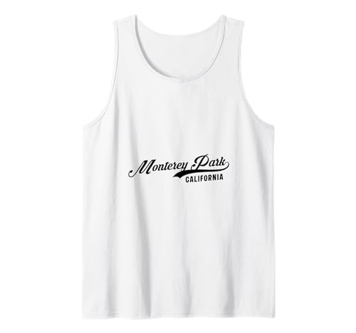 Monterey Park California geeignet für Männer und Frauen. Tank Top Monterey Park California geeignet für Männer und Frauen. Tank Top von California Pride Athletic Script Products