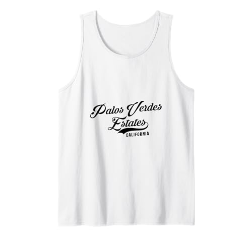Palos Verdes Estates California geeignet für Männer und Frauen. Tank Top Palos Verdes Estates California geeignet für Männer und Frauen. Tank Top von California Pride Athletic Script Products