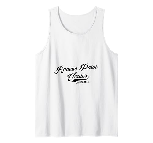 Rancho Palos Verdes California Geeignet für Männer und Frauen. Tank Top Rancho Palos Verdes California Geeignet für Männer und Frauen. Tank Top von California Pride Athletic Script Products