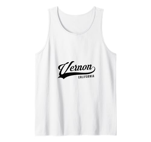 Vernon California geeignet für Männer und Frauen. Tank Top Vernon California geeignet für Männer und Frauen. Tank Top von California Pride Athletic Script Products