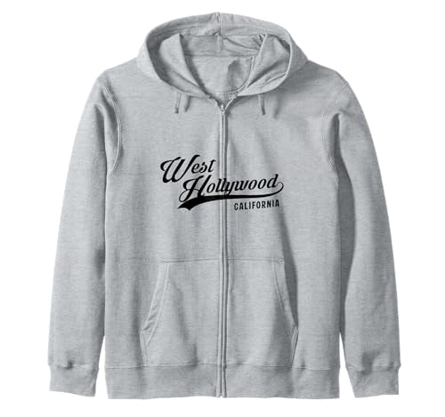 West Hollywood California geeignet für Männer und Frauen. Kapuzenjacke West Hollywood California geeignet für Männer und Frauen. Kapuzenjacke von California Pride Athletic Script Products