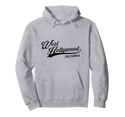 West Hollywood California geeignet für Männer und Frauen. Pullover Hoodie West Hollywood California geeignet für Männer und Frauen. Pullover Hoodie von California Pride Athletic Script Products