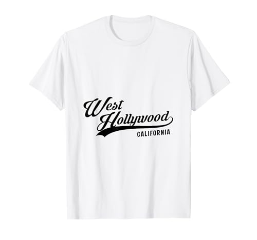 West Hollywood California geeignet für Männer und Frauen. T-Shirt West Hollywood California geeignet für Männer und Frauen. T-Shirt von California Pride Athletic Script Products
