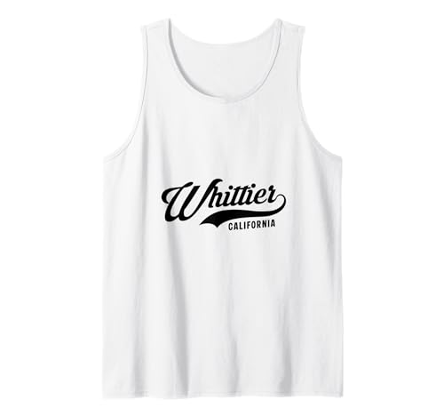 Whittier California geeignet für Männer und Frauen. Tank Top Whittier California geeignet für Männer und Frauen. Tank Top von California Pride Athletic Script Products
