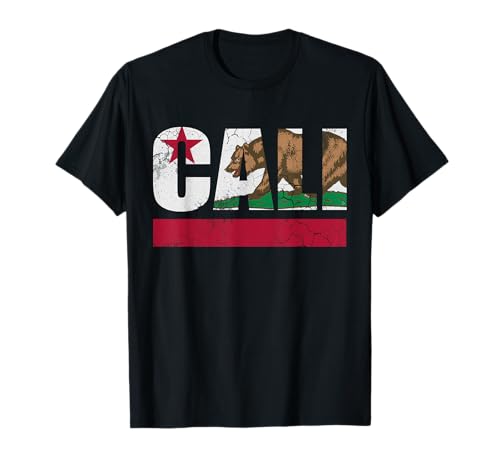 Kalifornische Republik Cali-Flagge, Vintage, für Herren, Damen, Kinder T-Shirt Kalifornische Republik Cali-Flagge, Vintage, für Herren, Damen, Kinder T-Shirt von California Home State Love