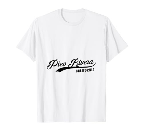 Pico Rivera California CA Script Geeignet für Männer und Frauen. T-Shirt Pico Rivera California CA Script Geeignet für Männer und Frauen. T-Shirt von California Script Products
