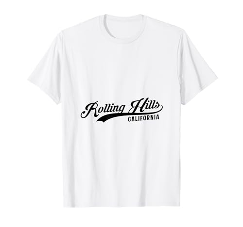 Rolling Hills California CA Script Geeignet für Männer und Frauen. T-Shirt Rolling Hills California CA Script Geeignet für Männer und Frauen. T-Shirt von California Script Products