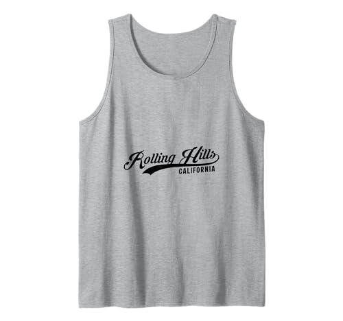 Rolling Hills California CA Script Geeignet für Männer und Frauen. Tank Top Rolling Hills California CA Script Geeignet für Männer und Frauen. Tank Top von California Script Products
