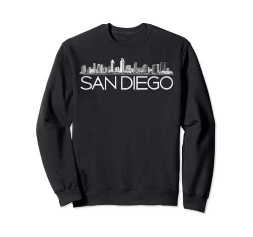 San Diego Skyline Sweatshirt für Damen & Herren Sweatshirt von California Souvenirs & Gifts by DV8sTees