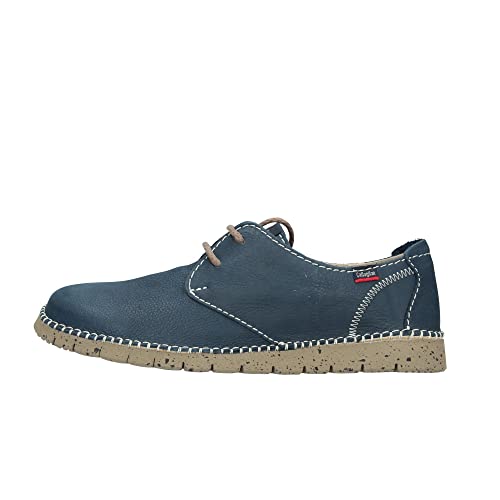 CallagHan 84702 Schuh für Herren mit blauen Schnürsenkeln große Form 43 von CallagHan