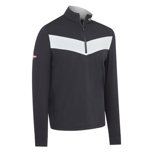 Callaway Golf Herren 2025 Odyssey 1/4 Zip Pullover Golfpullover - Kaviar - L von Callaway Apparel