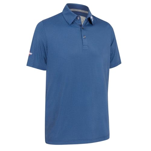 Callaway Golf Herren 2025 Odyssey Print -Golf-Poloshirt - Peacoat - XXL von Callaway Apparel