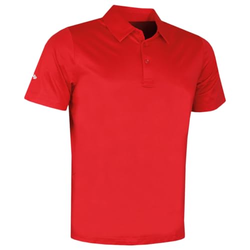 Callaway Golf Herren-Turnier Opti-Dri Links Logoshirt - True Red - XXL von Callaway Apparel