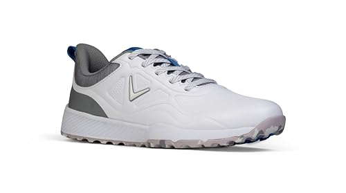 Callaway Herren GTX Golfschuh, Weiß Grau Blau, 44 EU Callaway Herren GTX Golfschuh, Weiß Grau Blau, 44 EU von Callaway