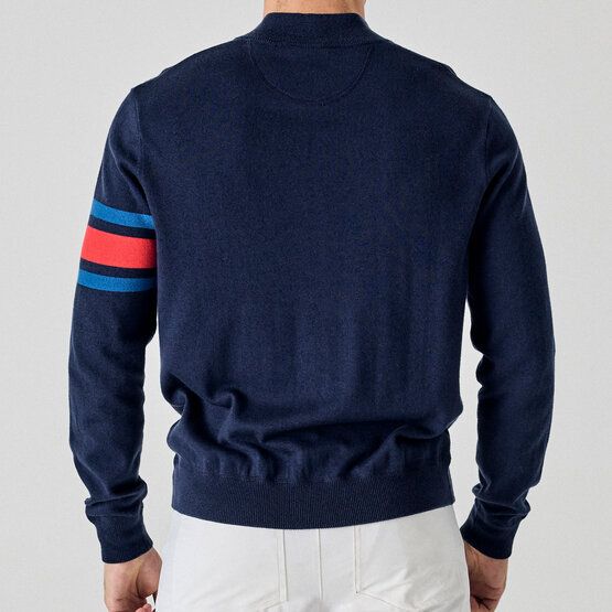 Callaway Legacy LS Triple Track 1/4 Zip Sweater Strick Troyer navy von Callaway Legacy