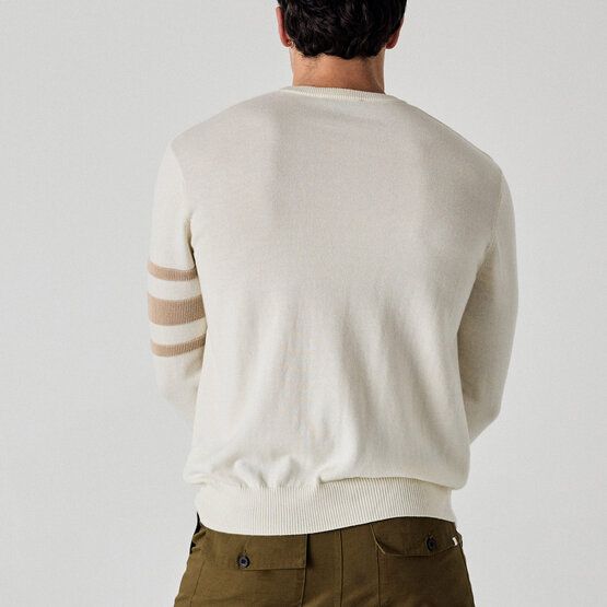 Callaway Legacy Triple Track Crew Neck Sweater Pullover ecru Callaway Legacy Triple Track Crew Neck Sweater Pullover ecru von Callaway Legacy