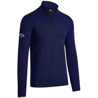 Callaway 1/4 ZIPPED MERINO SWEATER Troyer Strick navy von Callaway