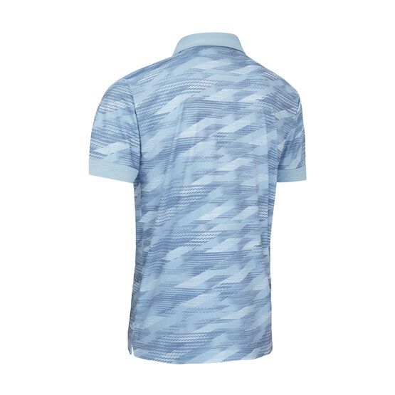 Callaway ALL OVER ACTIVE TEXTURED PRINT Halbarm Polo blau von Callaway