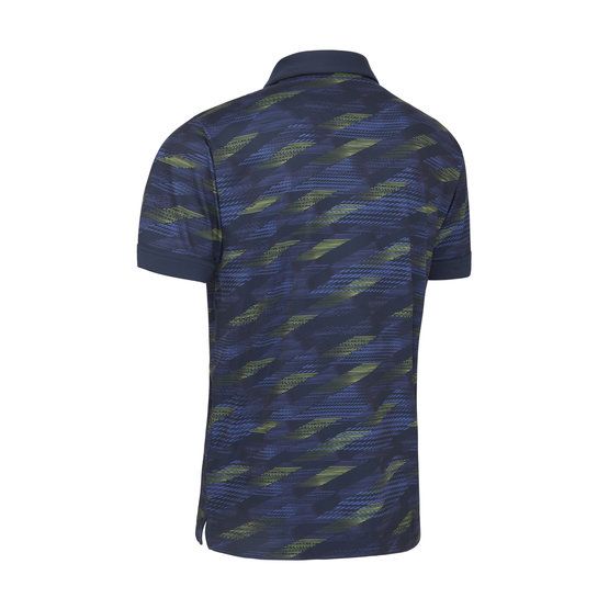 Callaway ALL OVER ACTIVE TEXTURED PRINT Halbarm Polo navy von Callaway