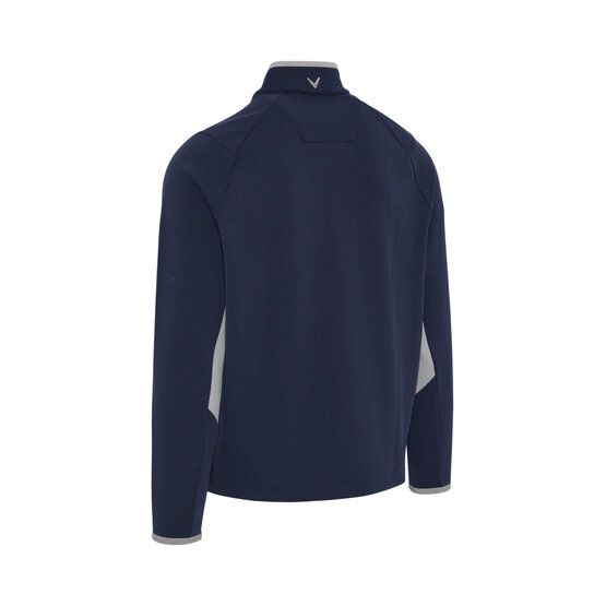 Callaway BLOCKED LS 1/4 ZIP PULLOVER Thermo Midlayer navy von Callaway