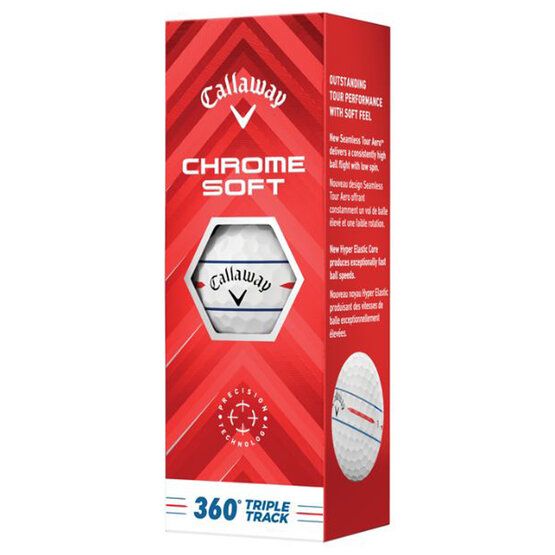 Callaway Chrome Soft 24 TripleTrack 360 weiß von Callaway