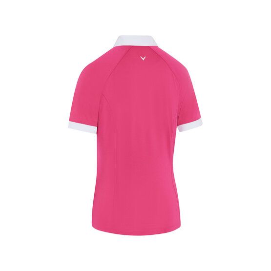 Callaway Colour Block Halbarm Polo pink von Callaway