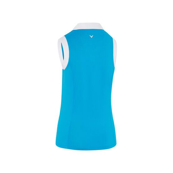 Callaway Colour Block ohne Arm Polo blau von Callaway