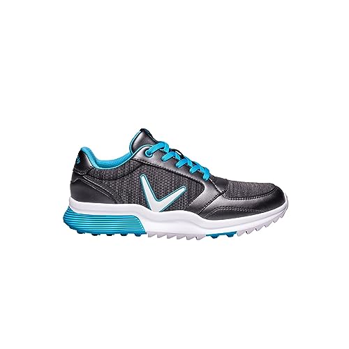 Callaway Golf Aurora LT Damen-Golfschuh, Holzkohle / Blau / Heather, EU 37.5 von Callaway Golf