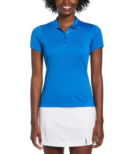 Callaway Damen Golf-Poloshirt für Turniere, kurzärmelig Golfshirt, Fallschirmspringer, Large von Callaway
