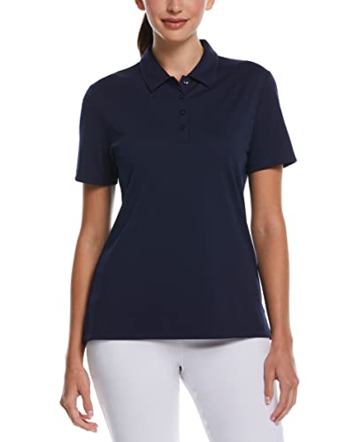 Callaway Damen Golf-Poloshirt für Turniere, kurzärmelig Golfshirt, Peacoat, Medium von Callaway