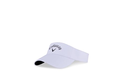 Callaway Golf Damen Liquid Metal Visor Collection Kopfbedeckung (Weiß/Gunmetal) von Callaway