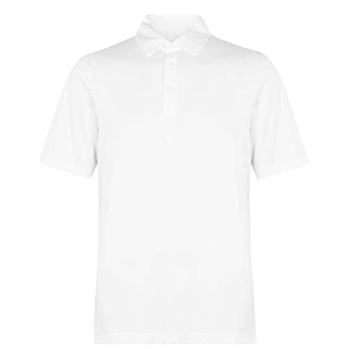 Callaway Golf Herren Swingtech Fest Stretch Golf-Polo-Hemd - Bright Weiß - L von Callaway Apparel